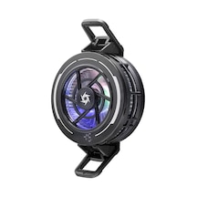Klipsli Telefon Soğutucu Fan Rgb Isı Göstergeli Manyetik Model