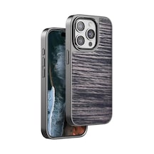 Venco - 234 - İphone 15 Pro Wave Kapak - Ece-umay - - Kahverengi