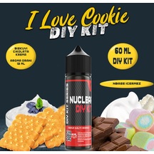 Nuclear 60 Ml Dıy Kit İ Love Cookie Gıda Aroma 12 Ml Aroma İçerir