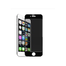 Kilifone - Apple Uyumlu iPhone 7 Plus - Ekran Koruyucu Rika Premium Privacy Hayalet Temperli Cam Ekran Koruyucu - Siyah