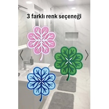 Yonca Figürlü Silikon Gider Koku Önleyici Kapak - Banyo Ve Mutfak Lavabo Koku Önleyici Haşere Engelleyici 3 Adet
