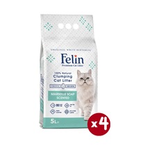 Felin Marsilya Sabunu Kokulu Topaklanan Kedi Kumu 4 x 5 L