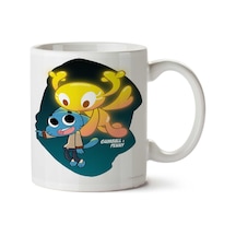 Gumball And Penny İki Tarafı Baskılı Kupa Bardak Çok Renkli