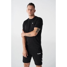 Hummel Erkek T-shirt Siyah 911865-2001 Hmlt-ıc Ico 24yw61000105 W610094