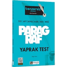 Tyt Ayt Kpss Ales Dgs Msü Benzersiz Paragraf Yaprak Test