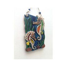 Seramik Denizatı Çifti Dekoratif Duvar Süsü