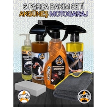 Akgüneş Moto Bakım Seti 6 Lı Set Motosiklet
