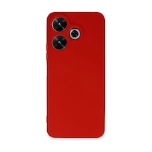 Xiaomi Redmi 13 4g Kılıf First Silikon - Kırmızı 0.2M-Çok Renkli
