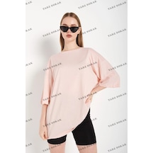 Startmore Kadın Beyaz Oversize Siyah
