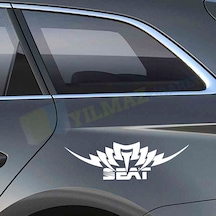 Seat Leon Ibiza Kral Logo Oto Sticker Tampon Çıkartma Yapıştırma