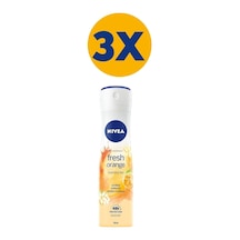 Kadın Nıvea Fresh Orange Sprey Deodorant 150 Ml 3'lü