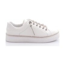 Dgn 2475 Kadin Taş İp Bağcikli Sneaker Ayakkabi 2475-1571-R0198 Beyaz