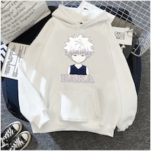 Hunter X Hunter Killua Baka Kapşonlu Sweatshirt 001