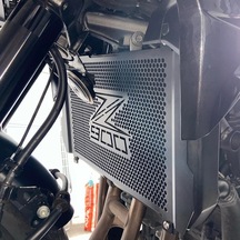 Createtech Z900 Siyah Radyatör Koruyucu Kapağı - Motosiklet Radyatör Izgara Koruması Ve Aksesuarları Siyah