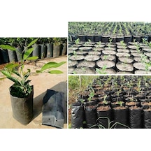 Fidan Poşeti 100 Adet 15X28 Cm Fidan Torbası Fidan Poşeti Körüklü