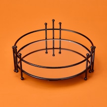 Bath Dokuz Telli Aynalı Organizer - Siyah - 9x21 Cm Çok Renkli