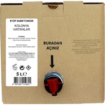 Eyüp Sabri Tuncer 68 Derece Hatıralar Kolonyası Bag in Box 5 L