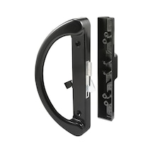 Prime-line C 1252 Sliding Door Handle, Hook Latch, Black