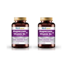 Wellcare Magnezyum Vitamin B6 Takviye Edici Gıda 2 x 30 Tablet