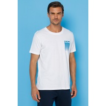 Jack & Jones Jorpalısadesphoto Tee Ss Beyaz Erkek Kısa Kol T-Shirt 000000000101112159