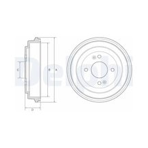Delphı Bf580 Fren Kampanasi 584111g000