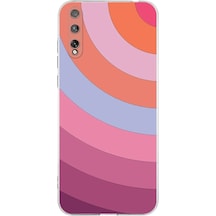 Printify Huawei P Smart S Kamera Korumalı Kapak Renk Cümbüşü Tasarımlı Şeffaf Kılıf Renk-6