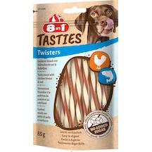 8in1 Tasties Twisters Tavuk Ve Balıklı Köpek Ödülü 85 Gr.