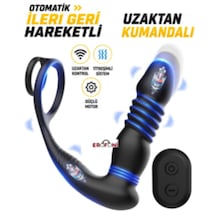 Erofoni Otomatik İleri Geri Hareketli 15 Cm Uzaktan Kumandalı Usb Şarjlı 9 Hız İtme Ve Titreşimli Anal Vibratör