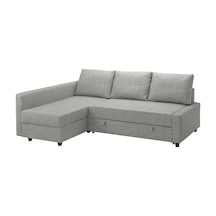Ikea Gri Lüks Kanepe - Bazalı Yataklı Köşe Kanepe