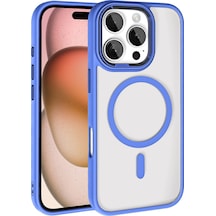 Teleplus Apple Uyumlu iPhone  16 Pro Max Kılıf Krom Magsafe Tpu Kapak