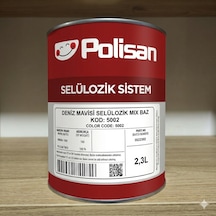 Polisan Deniz Mavisi Selülozik Boya 2,3l Kod:5002