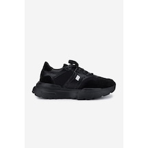 Valmenti Kadın Hakiki Deri Siyah Süet Sneakers & Spor Ayakkabı 1123 6080 Bn Ayk Y25 Sıyah Suet Siyah