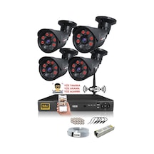 IDS DS-2015HD-SET4-NOHDD-BLACK 4 Kameralı 1080P Full HD 5 MP Sony Lensli Kamera Seti - 2015