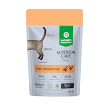 Nature S Protection Superior Care Urinary Ördekli & Tavuk Göğüslü Sos İçinde Yaş Kedi Maması 85g