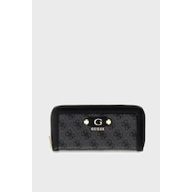 Guess Lindsey Logolu Fermuarlı Cüzdan Swsg9749146 Bayan Cüzdan Swsg97 49146 Clo Antrasit