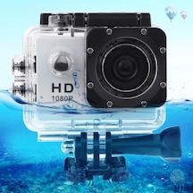 Sj4000 Full Hd 1080p 2.0 İnç Lcd Spor Kamerası Dv Su Geçirmez Kasalı, Generalplus 6624, 30m Derinlik Su Geçirmez Beyaz