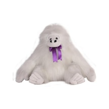Tüylü Goril Beyaz Peluş 75 Cm
