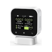Fnırsı Sfd-02 4'ü 1 Arada İç Hava Kalitesi Monitörü Dokunmatik Ekranlı Hcho & Tvoc Ölçüm Cihazı