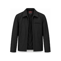 Classics Men Furtex Erkek Standart Kalıp Cepli Mevsimlik Ceket 7771 Siyah