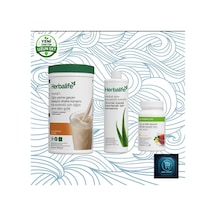 Herbalife Formül 1 Besleyici Shake Karışımı 500 G + Çay Ve Bitki Ekstreli Aromalı İçecek Tozu Limon Aromalı 51 G + Herbal Aloe Konsantre İçecek 473 Ml Limonsade3lüsettkk