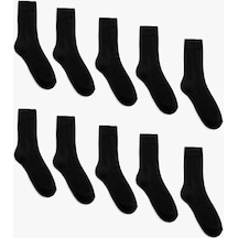 Koton Basic 10'lu Soket Çorap Seti Siyah 3sam80021aa 3SAM80021AA999 Siyah