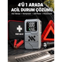 Araçlar İçin Akü Takviye Lastik Şişirme Ve Powerbank Cihazı Diğer