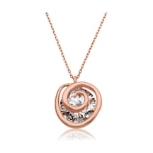 Casera's Gümüş Rose Aşk Döngüsü Kadın Kolye Csr2182576 Gümüş
