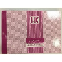 Otocopy'li Apartman Makbuzu