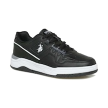 U.s. Polo Assn. Athena 3pr Erkek Sneaker Spor Ayakkabı Siyah Beyaz