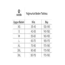 Outdo Kadın Motorcu Yağmurluğu Fuşya Reflektör Ve Neon Baskılı Diğer