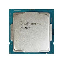 Intel İ3-10100f 4 Core, 3.60ghz, 6mb, 65w, Lga1200,10.nesil, Tray, Dahili Grafik Yok, Fan Yok