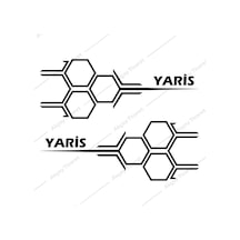 Toyota Yaris Kapı Altı Sticker Yaris Sticker Toyota Oto Sticker