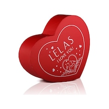 Lelas 1574 Kalp Şeklinde Üzerinde I Love You Baskılı Hediyelik Kutu