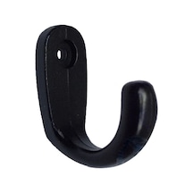 Büyük Tekli Fincan Askı, Dekor Askısı - Siyah, 12x23x30 Mm Çok Renkli